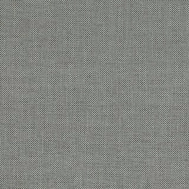Close-up of a tightly woven aqua-grey plain fabric with fine speckled texture