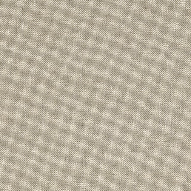 Close-up of a soft beige plain-woven fabric with fine, textured weave