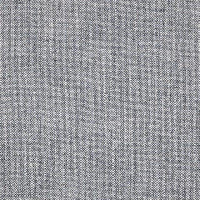 Close-up of a soft blue-grey woven fabric with fine speckled texture