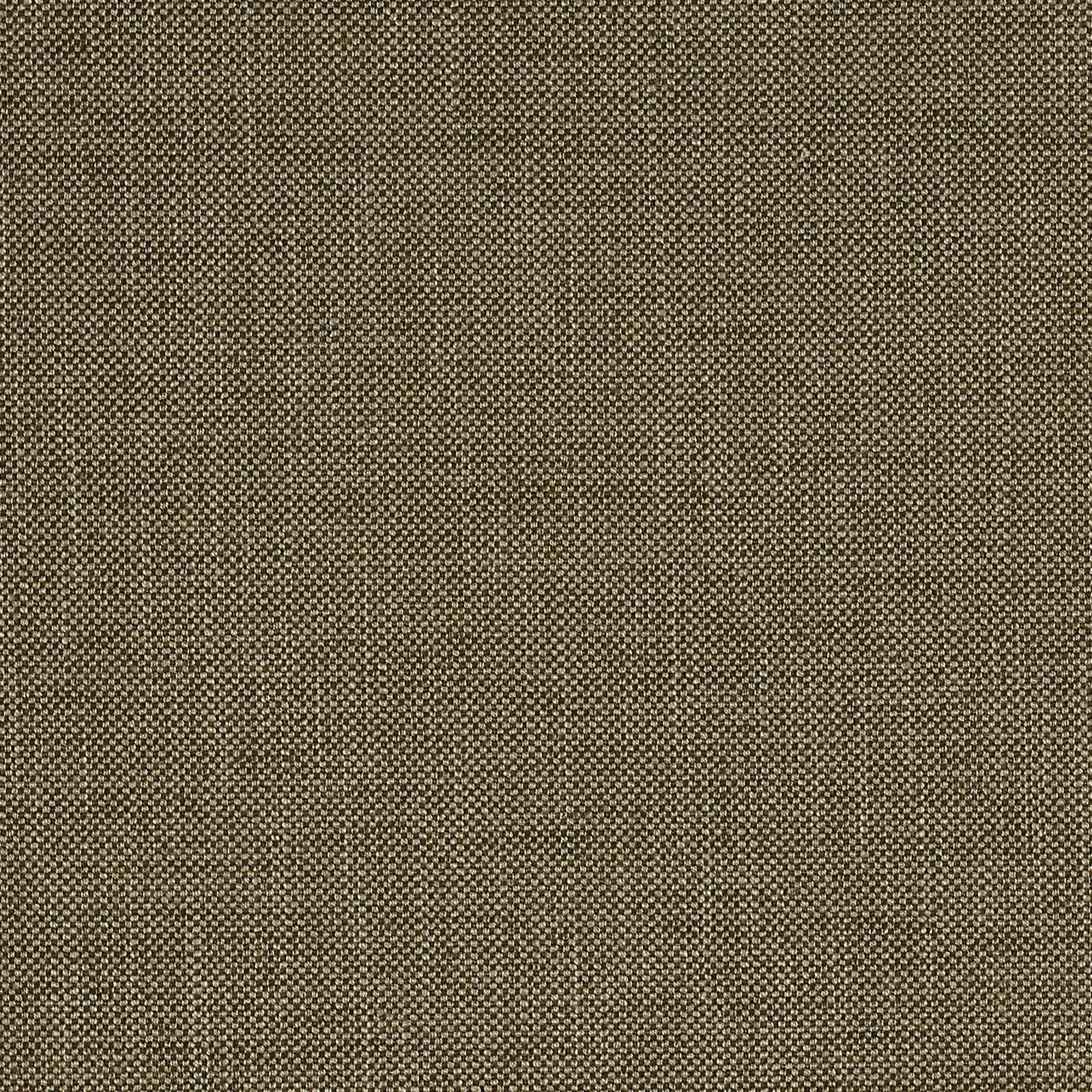 Close-up of muted olive-brown woven fabric with fine speckled texture