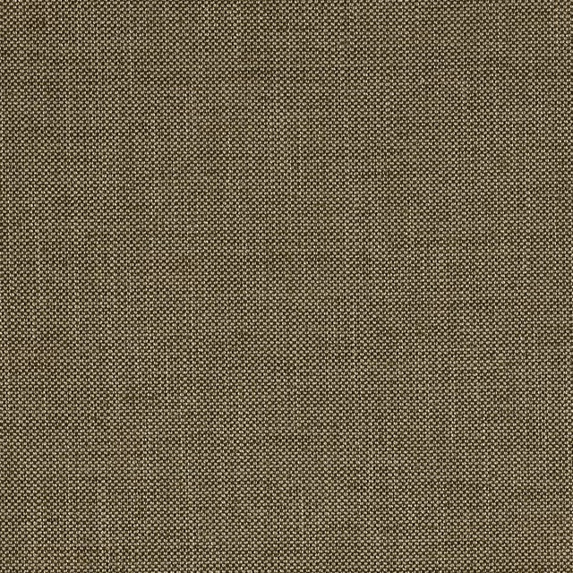 Close-up of muted olive-brown woven fabric with fine speckled texture