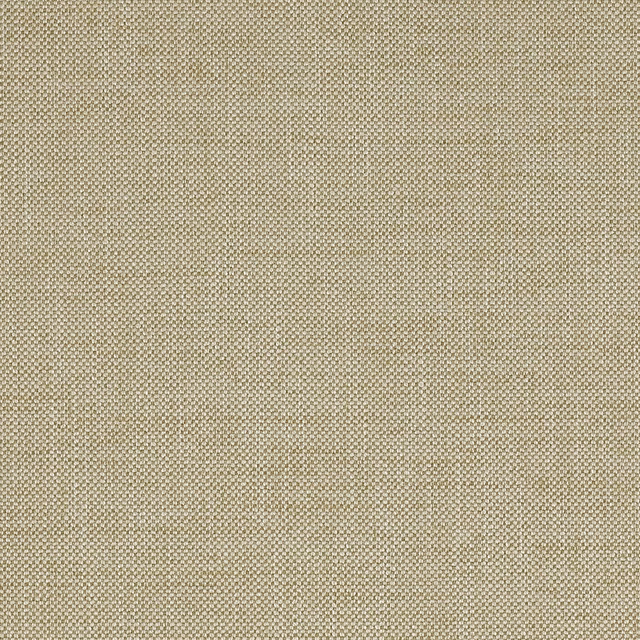 Close-up of a pale sand beige plain weave fabric with fine textured grain