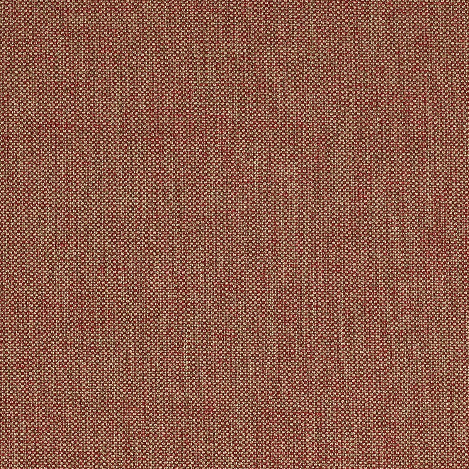 Close-up of a woven pale tomato red fabric with a fine speckled texture