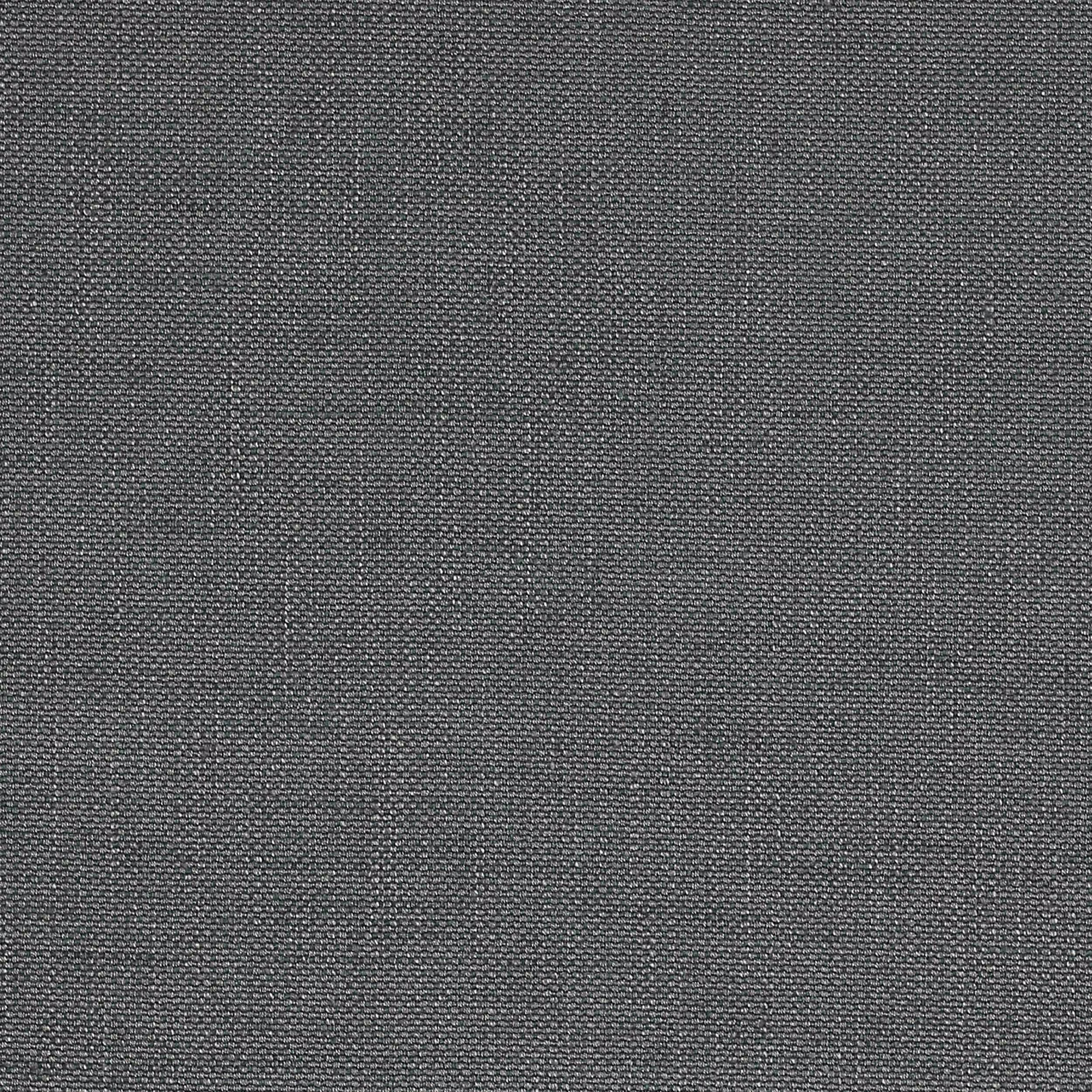 Close-up of a cool slate grey plain-woven fabric with fine textured weave