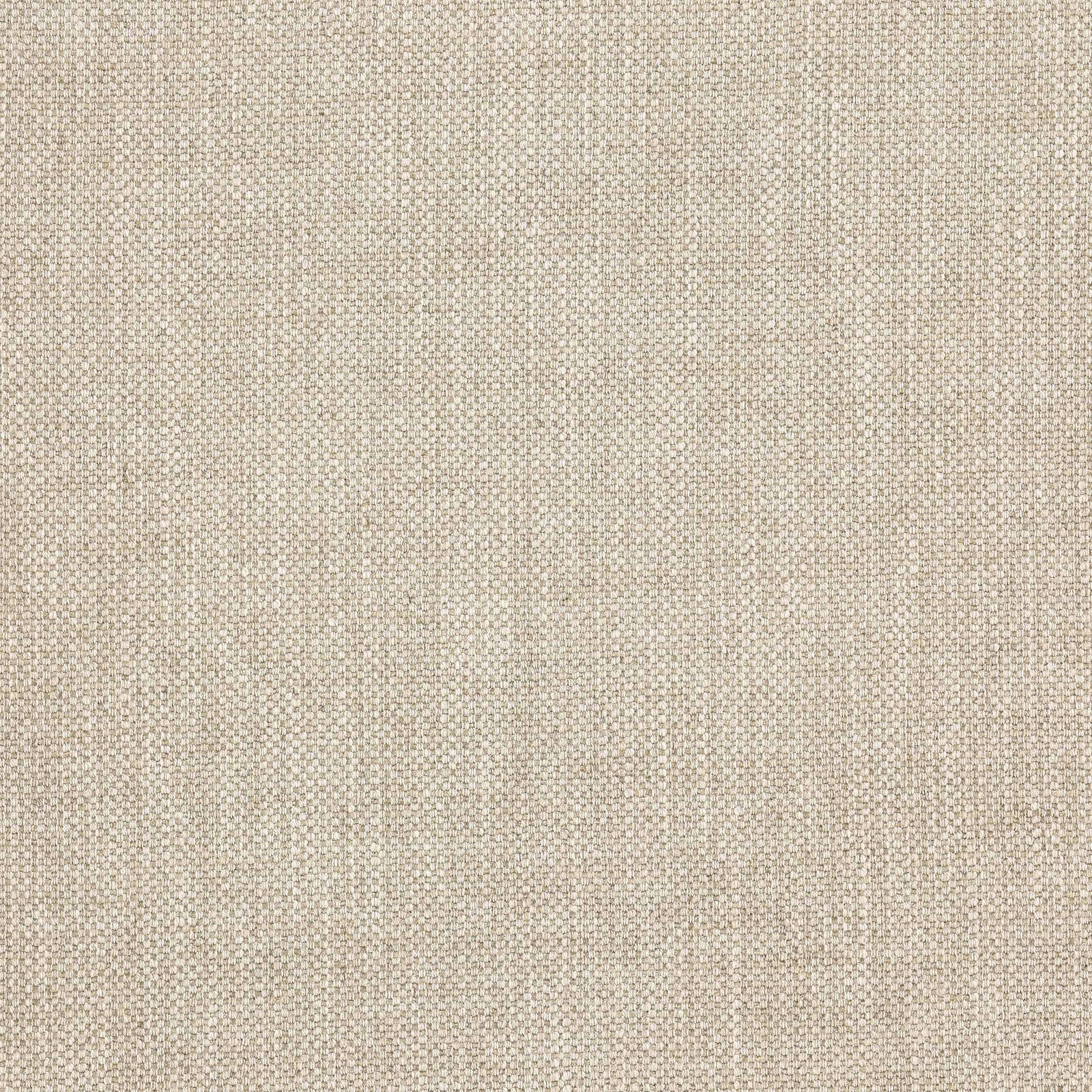 Close-up of a fine stone-beige woven fabric with subtle tonal flecks