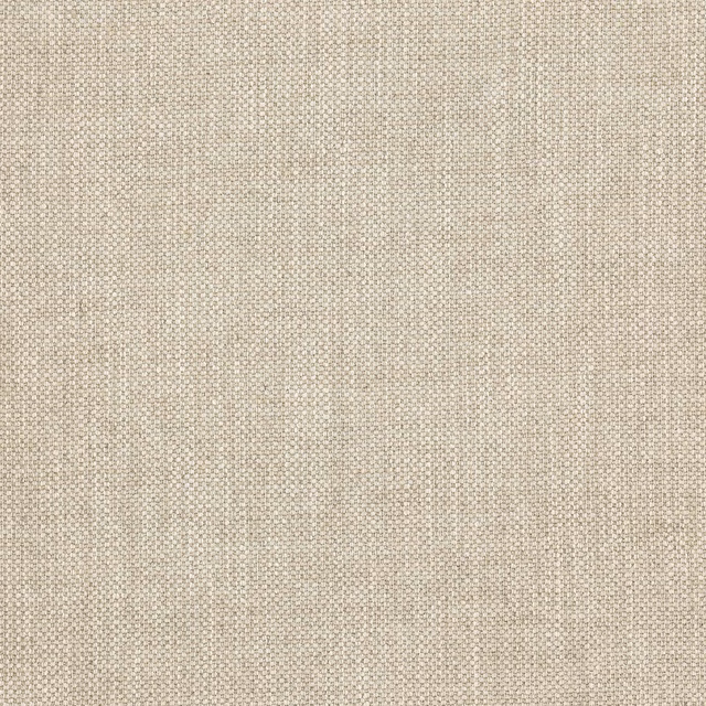 Close-up of a fine stone-beige woven fabric with subtle tonal flecks