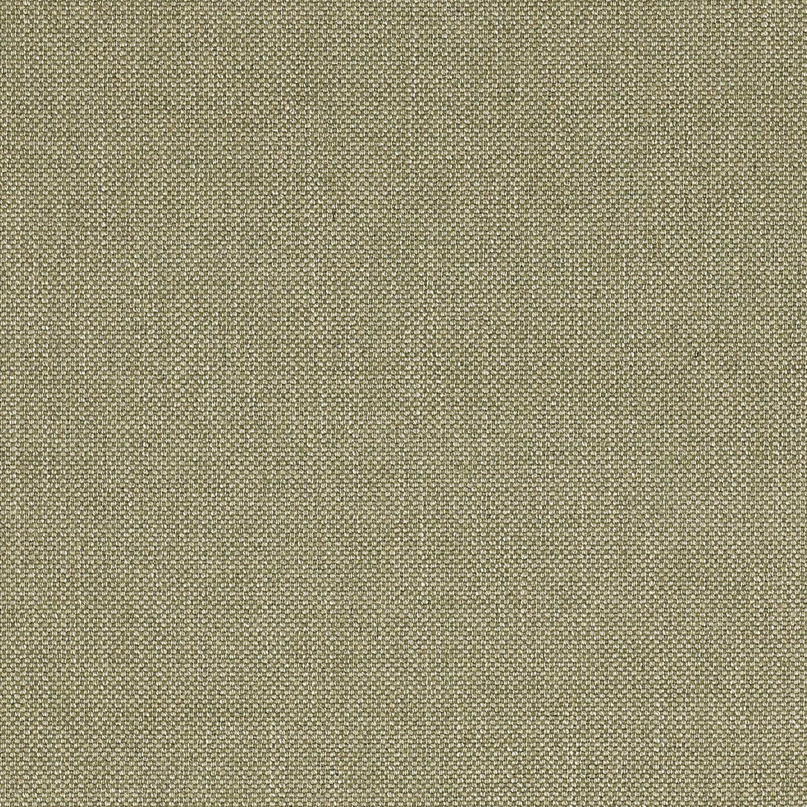 Close-up of a muted stone green plain woven fabric with fine texture