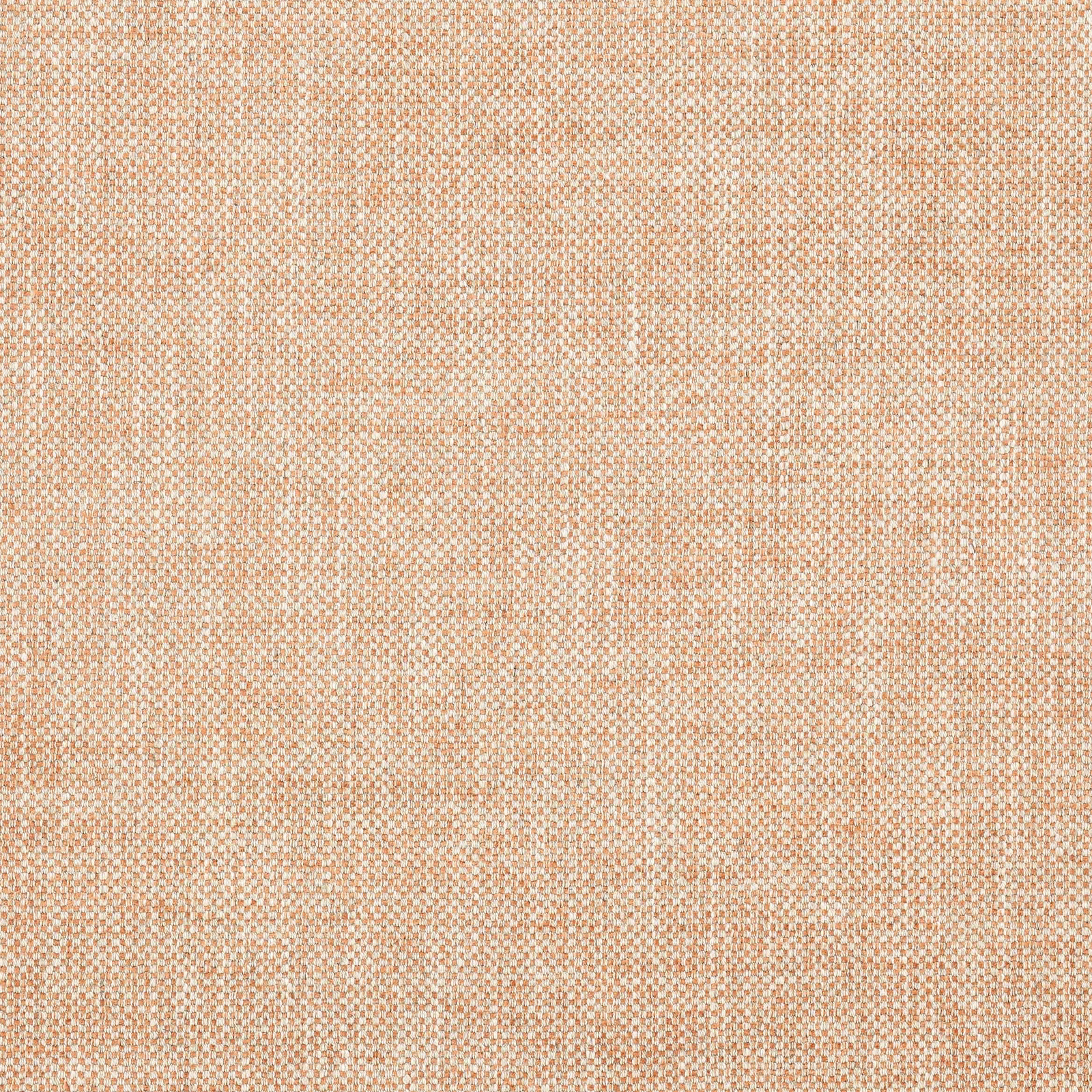 Close-up of a warm terracotta and oatmeal мелange plain weave upholstery fabric