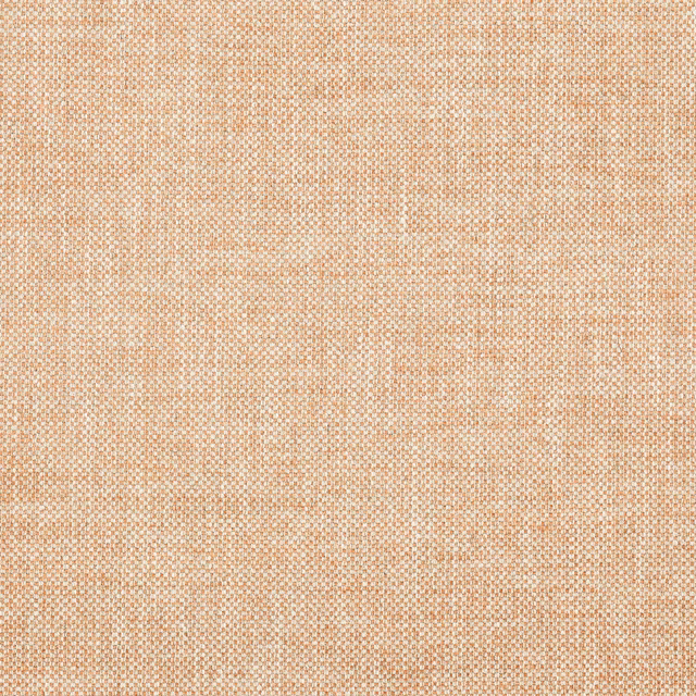 Close-up of a warm terracotta and oatmeal мелange plain weave upholstery fabric