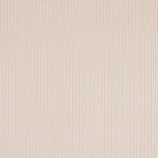 Pale cream vertical striped fabric swatch with fine textured weave