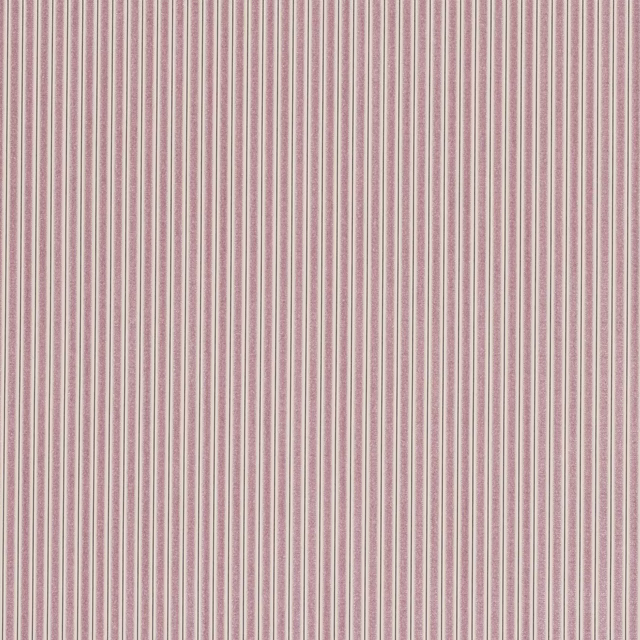 Vertical lilac-pink striped fabric with a fine textured weave