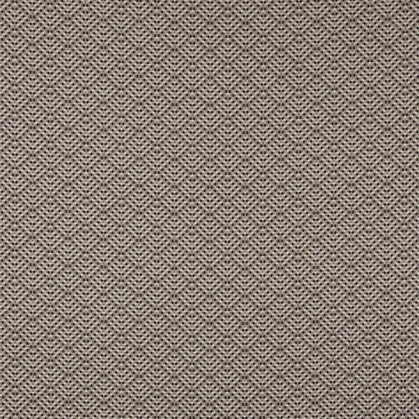 Close-up of dark grey woven fabric with fine speckled texture