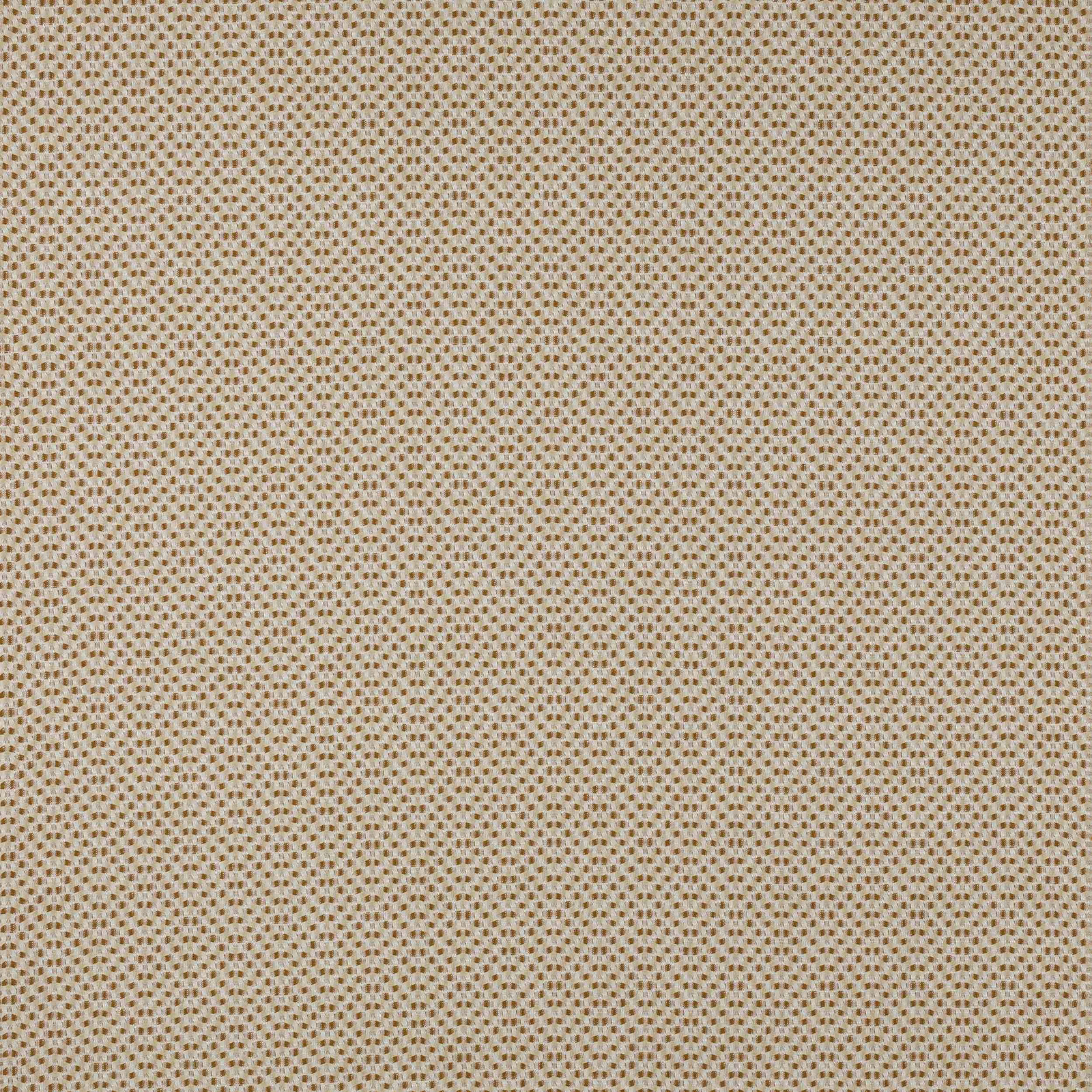 Close-up of warm saffron-gold woven fabric with tiny dotted texture