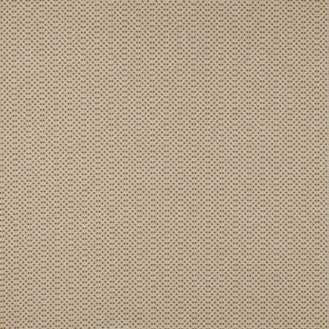 Close-up of warm saffron-gold woven fabric with tiny dotted texture