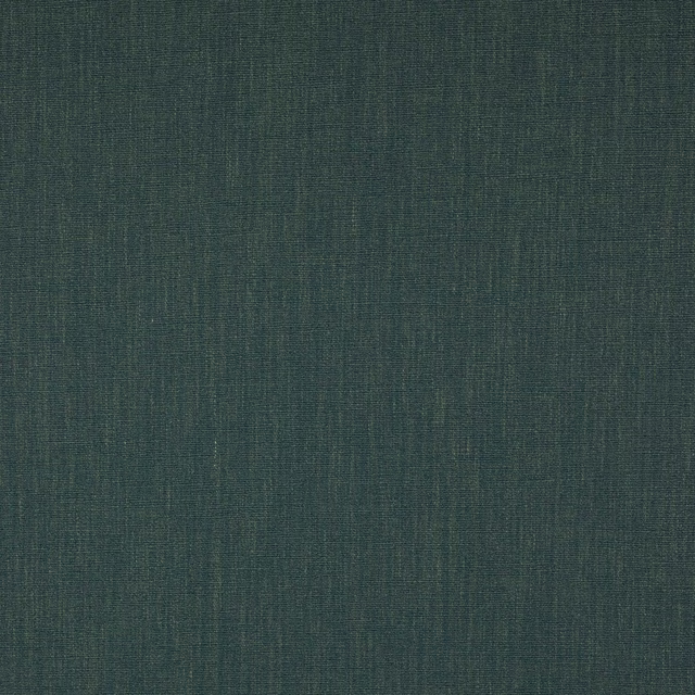Deep moss green plain-woven fabric with a fine linen texture