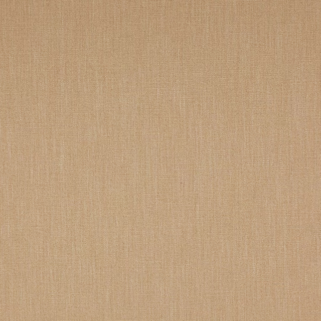 Warm clay beige plain woven fabric with fine linen texture