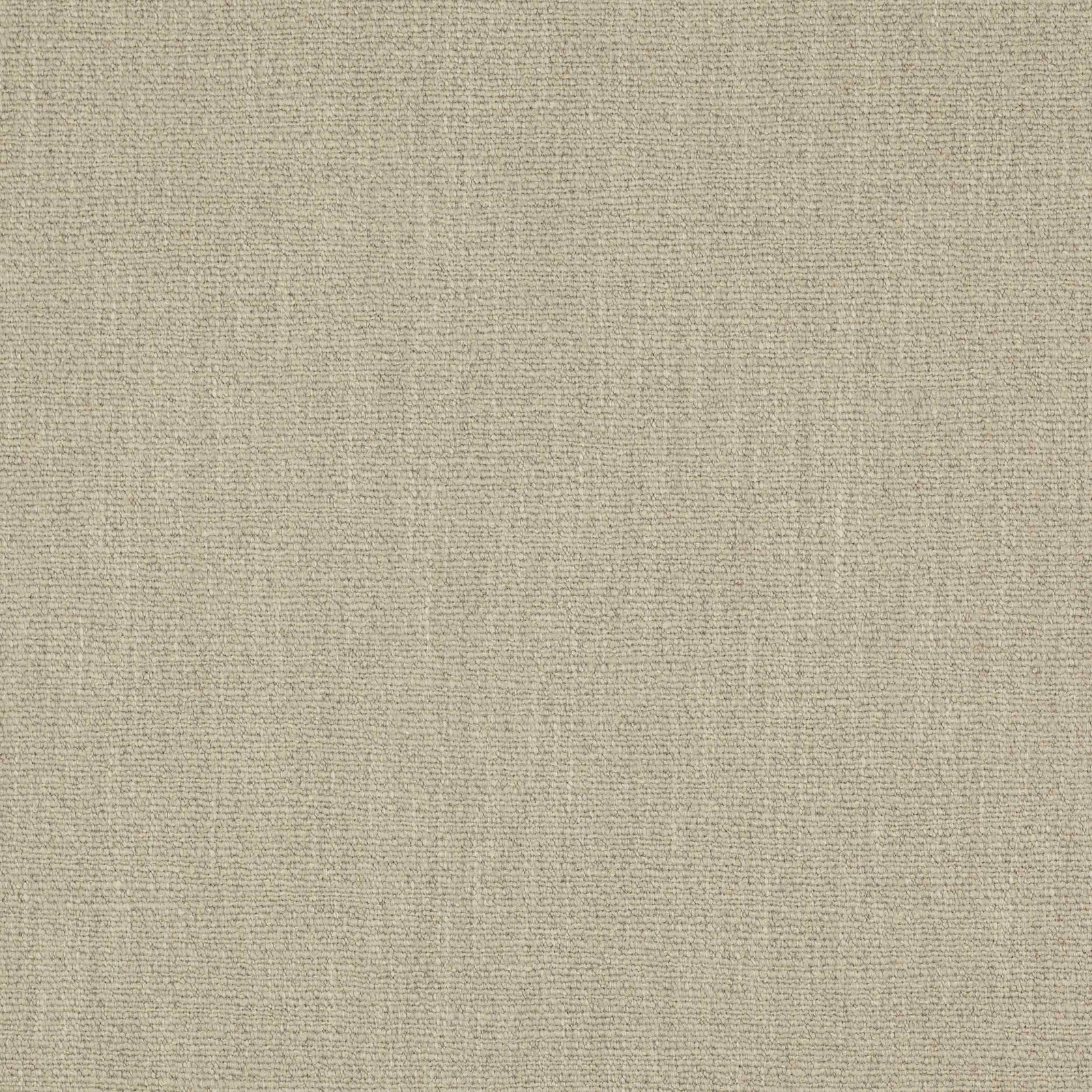 Close-up of soft stone-beige woven fabric with fine linen texture