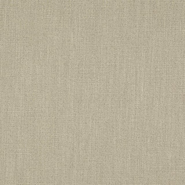 Close-up of soft stone-beige woven fabric with fine linen texture