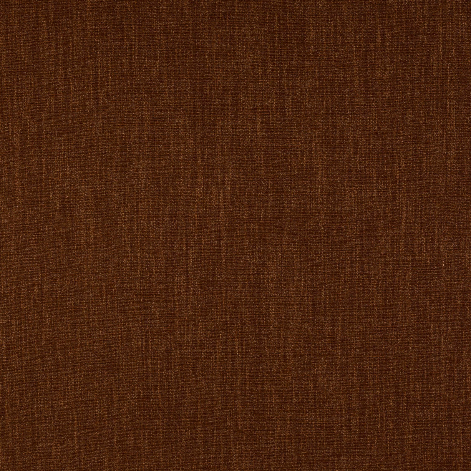 Close-up of warm brown terracotta plain weave fabric with fine linen texture