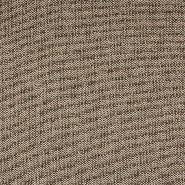 Close-up of warm sandy taupe woven fabric with a fine nubby texture