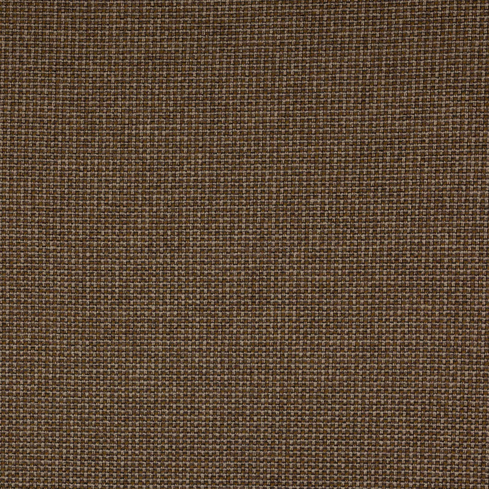 Close-up of warm umber brown woven fabric with fine heathered texture
