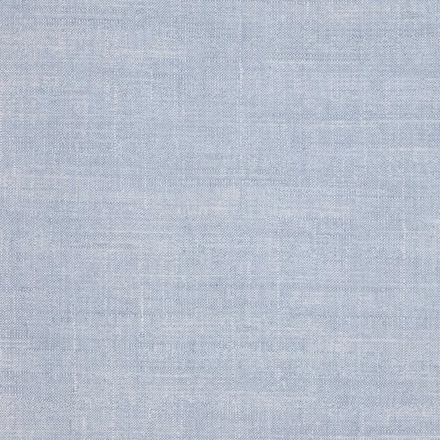 Pale powder blue plain-woven cotton fabric with subtle crosshatch texture