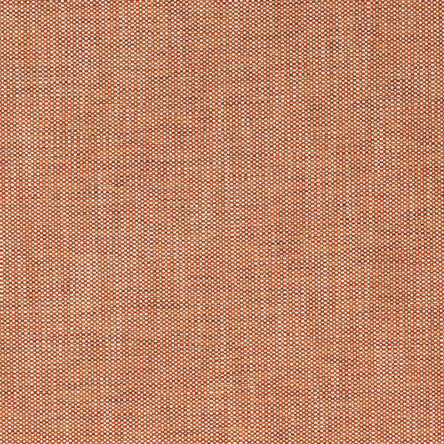 Close-up of a tightly woven terracotta fabric with tiny cream and russet speckles