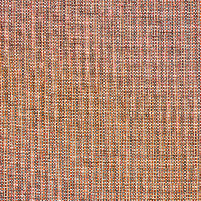 Close-up of Romey Multi woven fabric with coral, cream and blue flecks