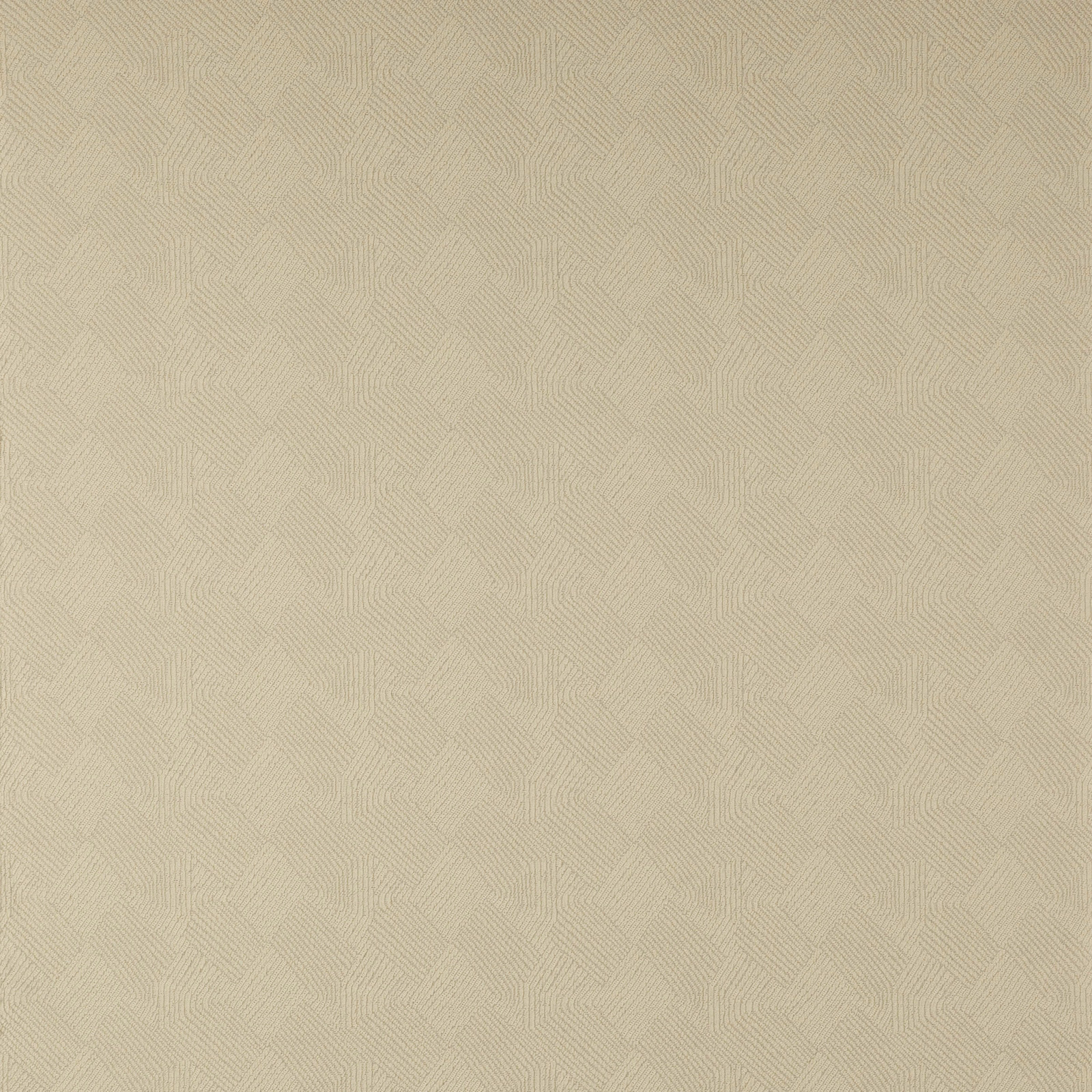 Pale cream woven fabric with a fine geometric diamond pattern and subtle texture