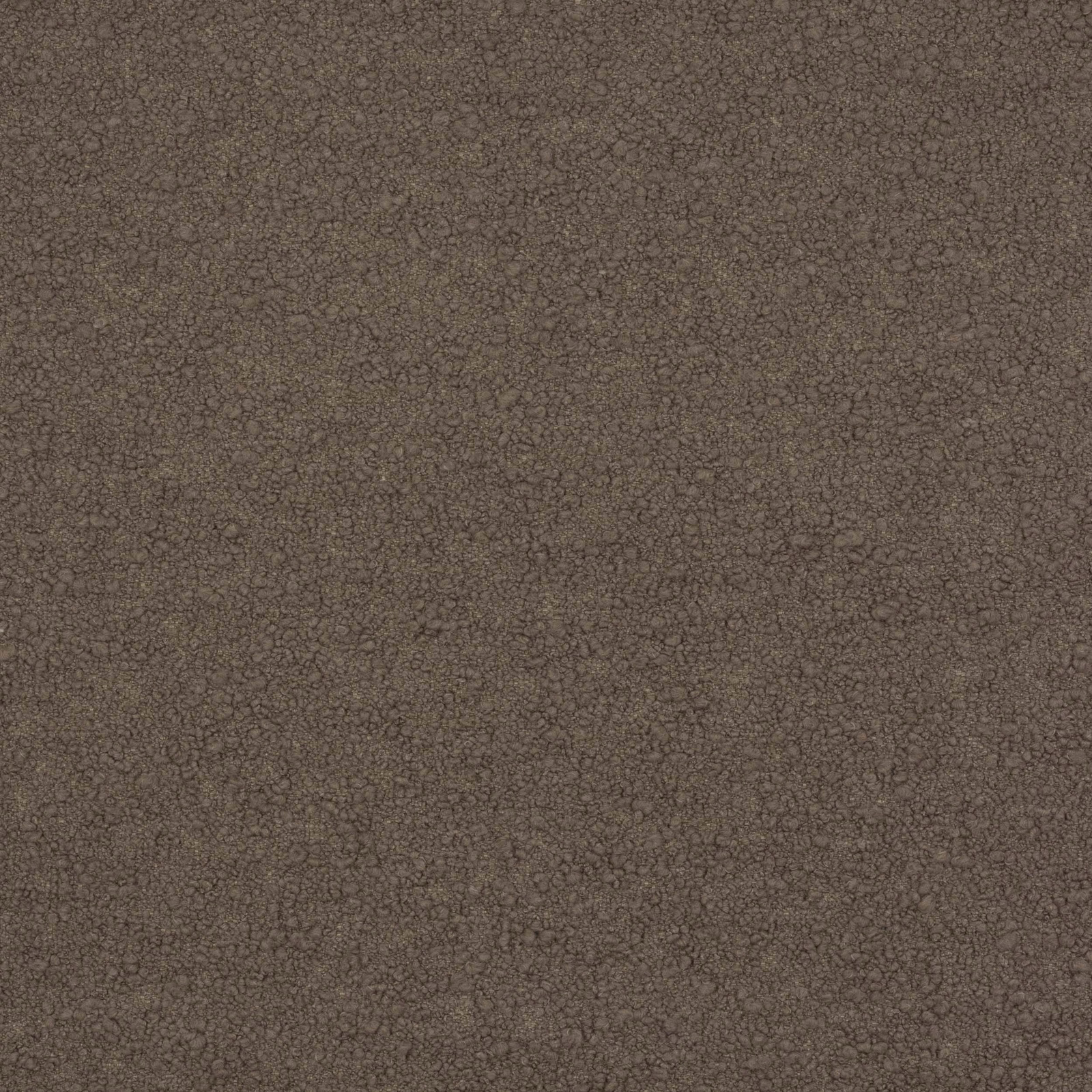Close-up of smoky taupe textured fabric with a fine peppered weave