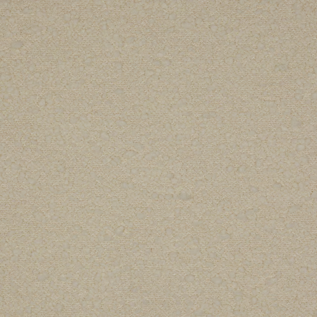 Soft warm ivory textured fabric swatch with fine flecked weave