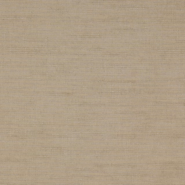 Warm biscuit beige plain weave fabric with subtle horizontal texture