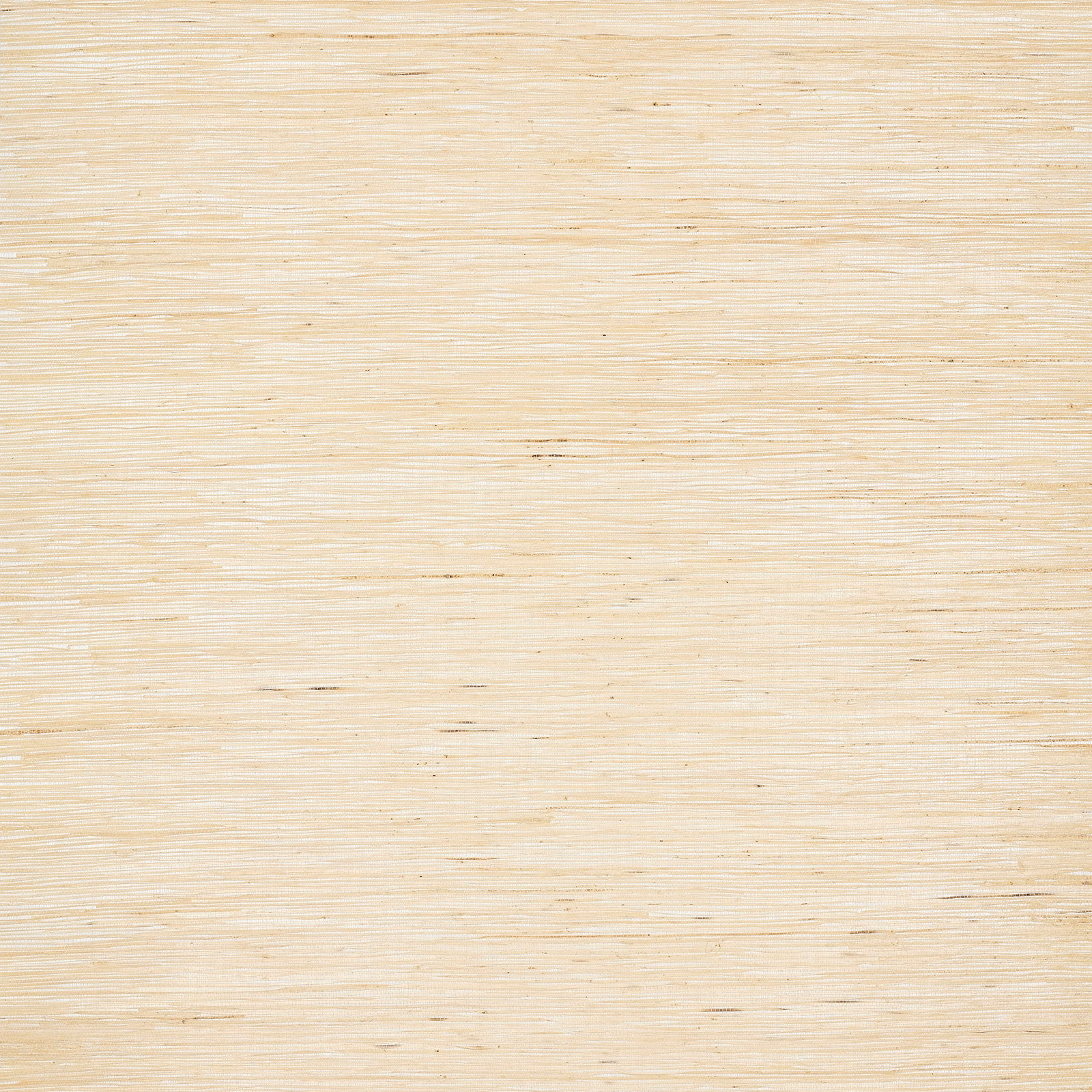 Pale ivory hemp wallpaper with fine horizontal fibres and subtle tan flecks