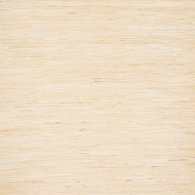 Pale ivory hemp wallpaper with fine horizontal fibres and subtle tan flecks