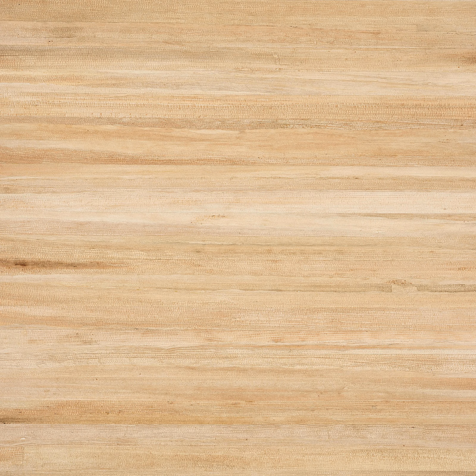 Warm natural beige banana-leaf wallcovering with layered horizontal fibrous bands