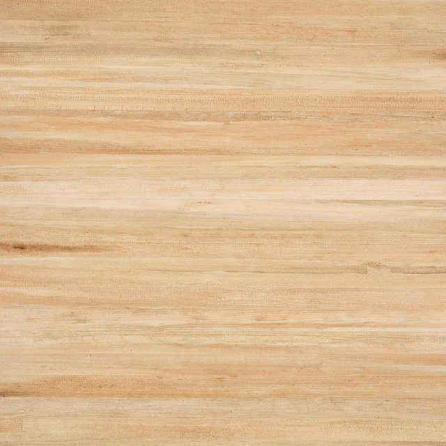 Warm natural beige banana-leaf wallcovering with layered horizontal fibrous bands