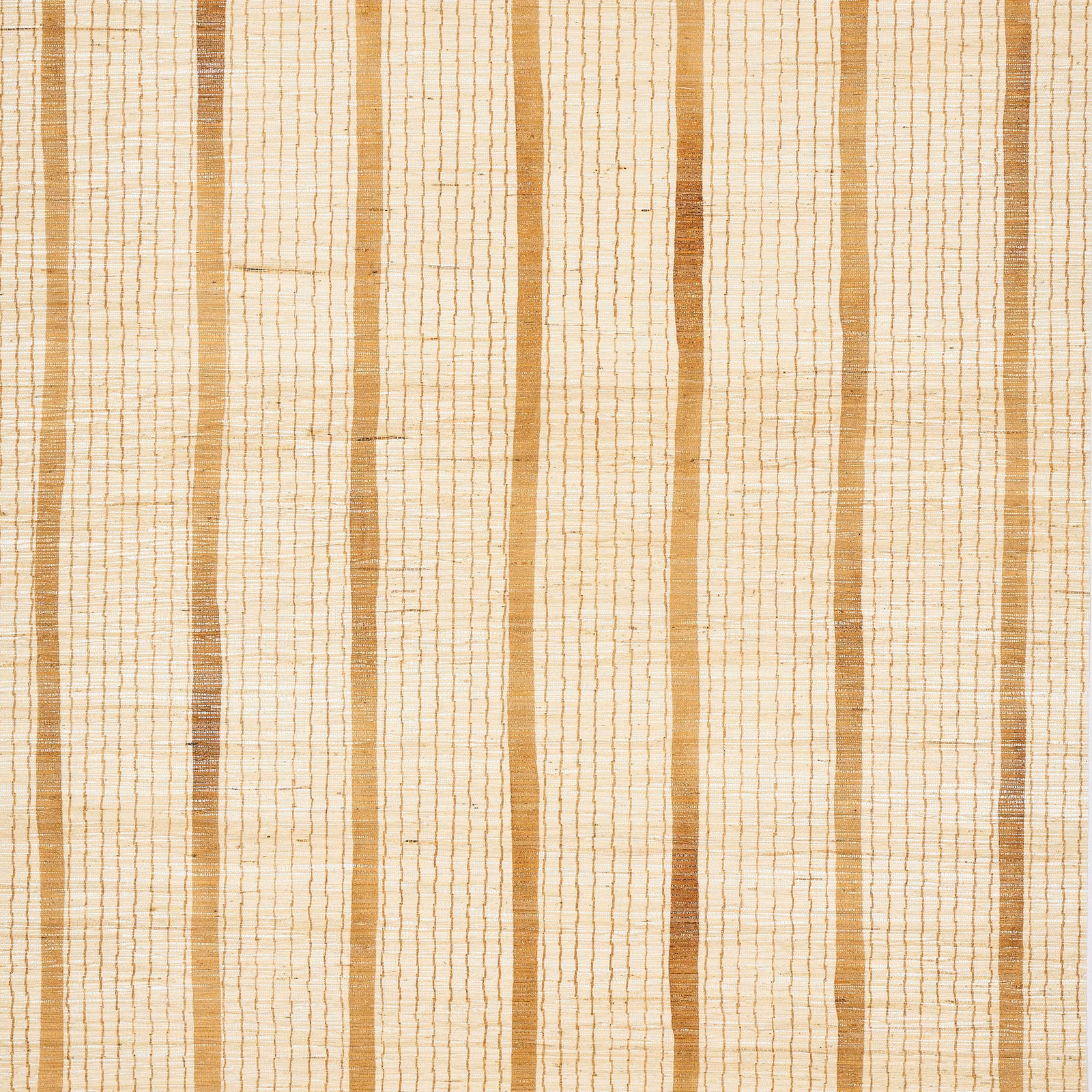 Warm sand wallpaper with irregular ochre stripes and fine linear texture