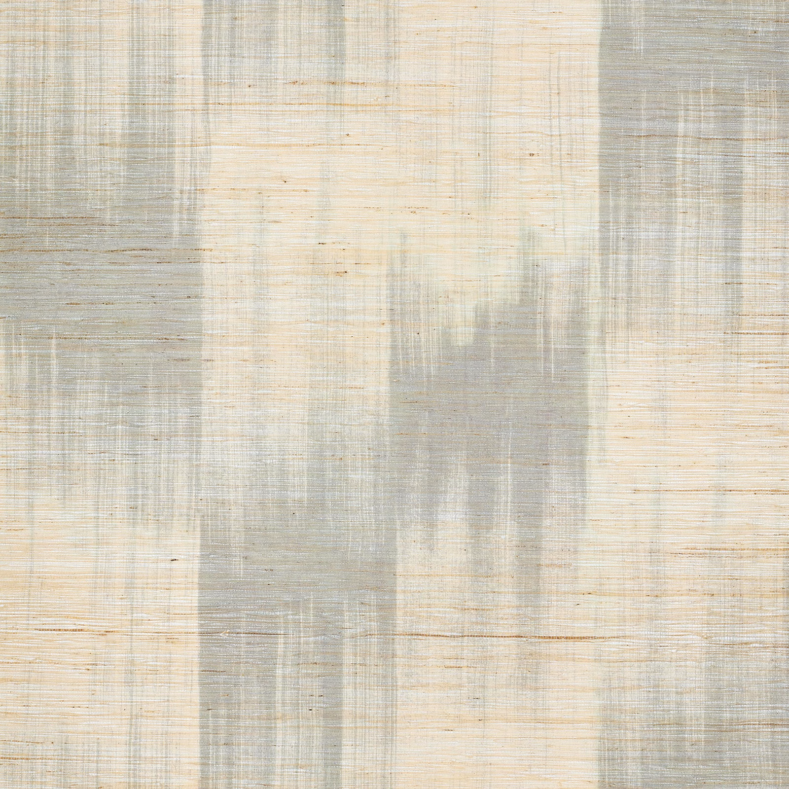 Pale sea-glass blue and ivory wallpaper with layered vertical and horizontal striations