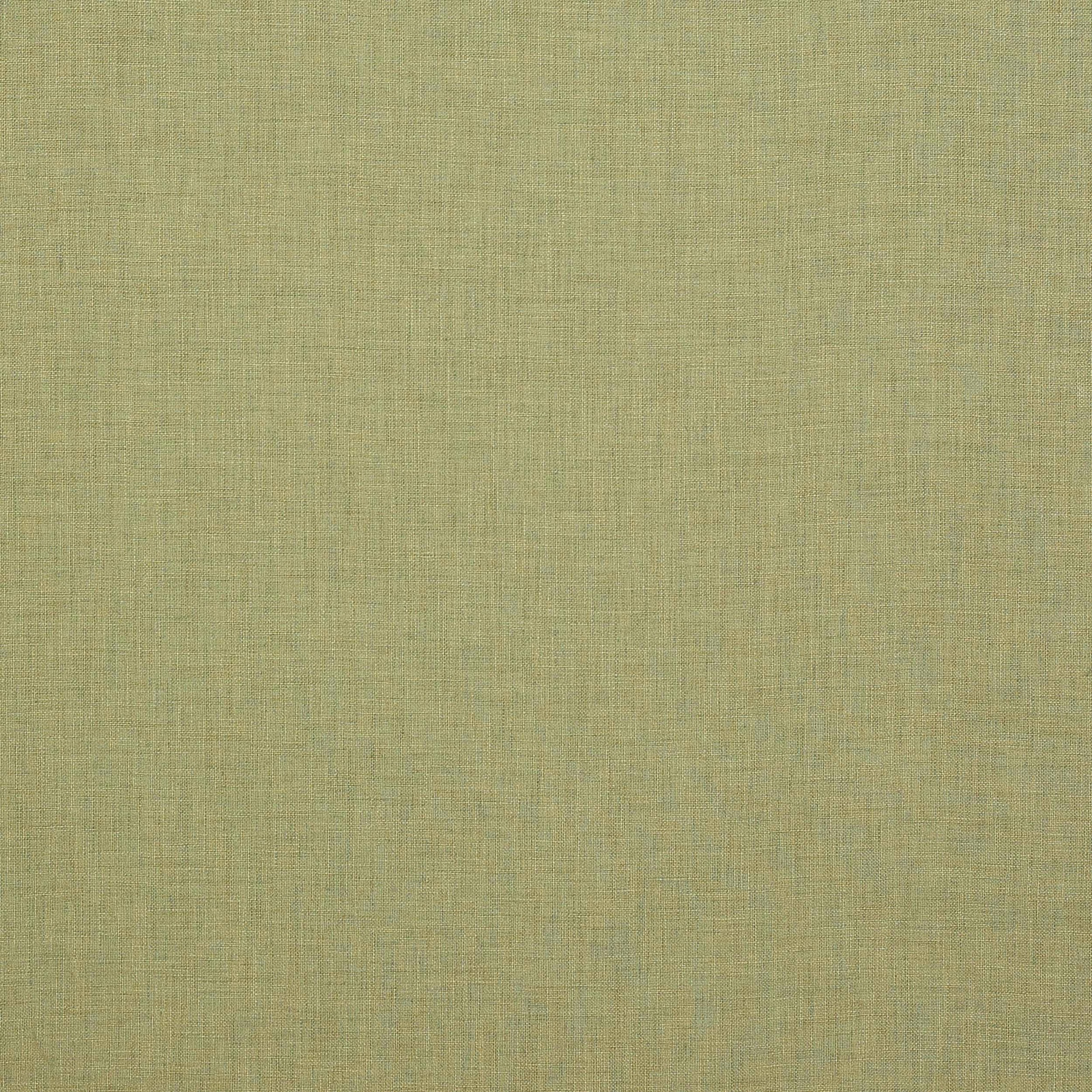 Muted sage green plain woven fabric with fine linen texture