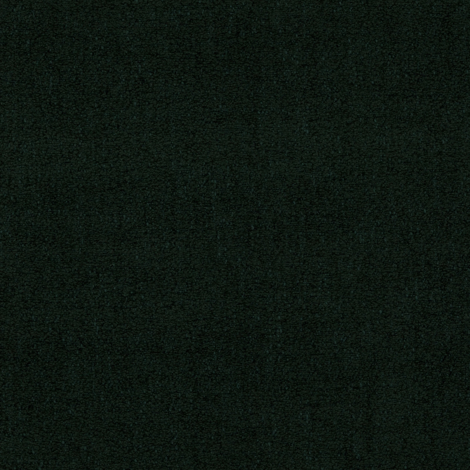 Deep forest-green plain woven fabric swatch with a soft matte finish