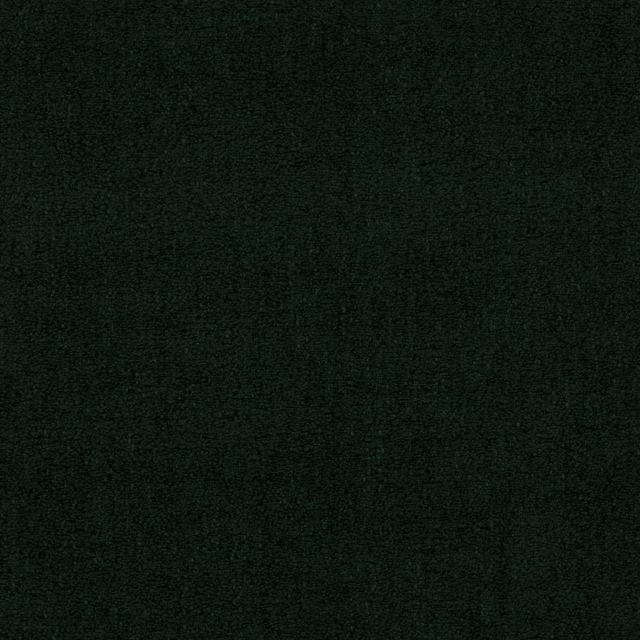 Deep forest-green plain woven fabric swatch with a soft matte finish