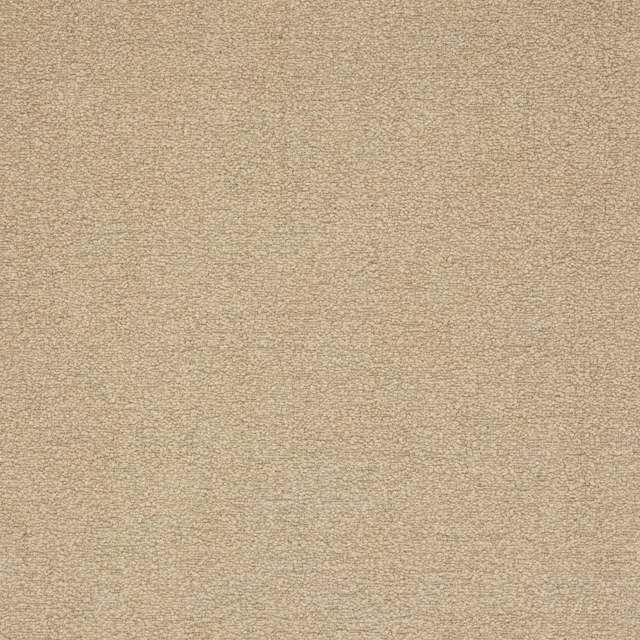 Close-up of warm clay beige plain weave fabric with fine speckled texture