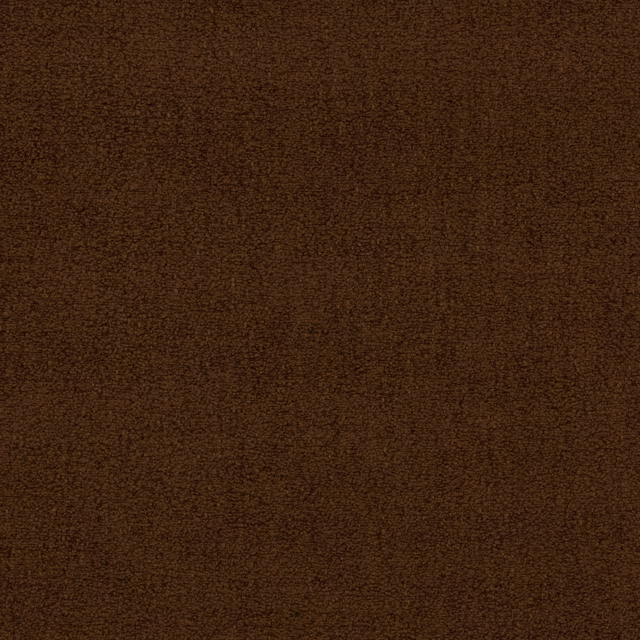 Close-up of a deep cocoa brown textured plain upholstery fabric