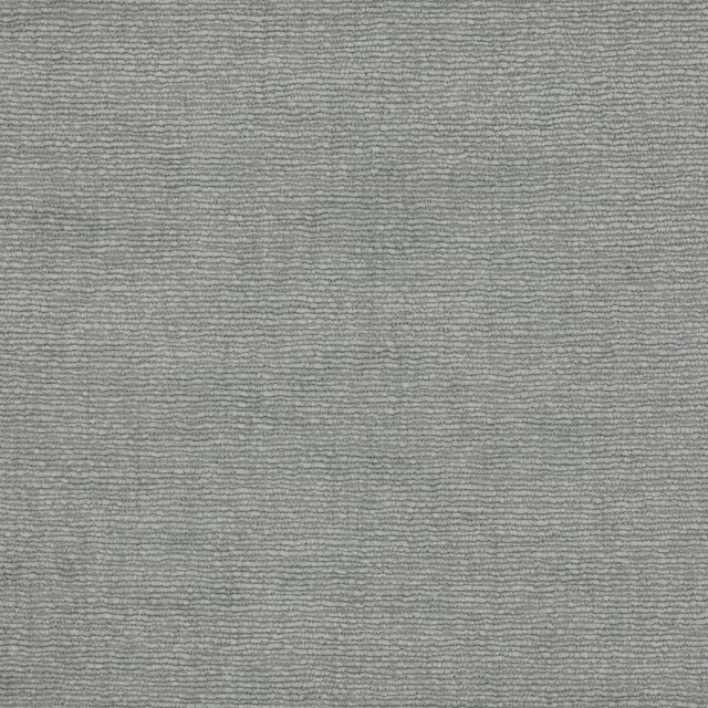 Soft aqua-grey ribbed fabric swatch with fine horizontal texture