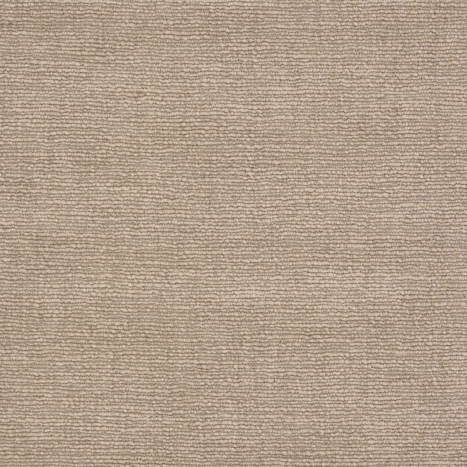Warm beige clay fabric with fine horizontal slubbed texture