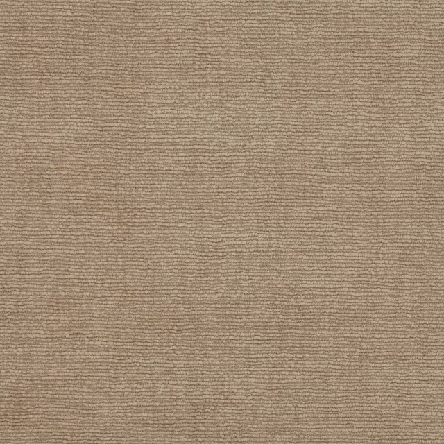 Warm sand-beige ribbed woven fabric with fine horizontal texture