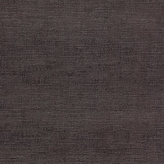 Dark cocoa-brown textured woven fabric swatch with fine horizontal ribbing