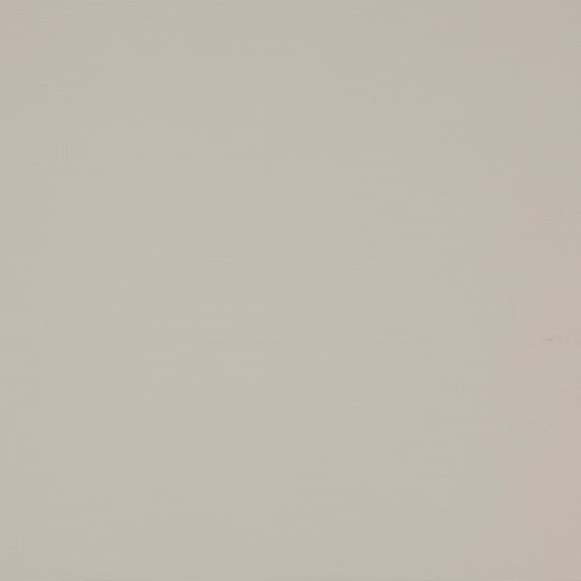 Pale chalk cream plain woven cotton fabric swatch with a smooth matte finish