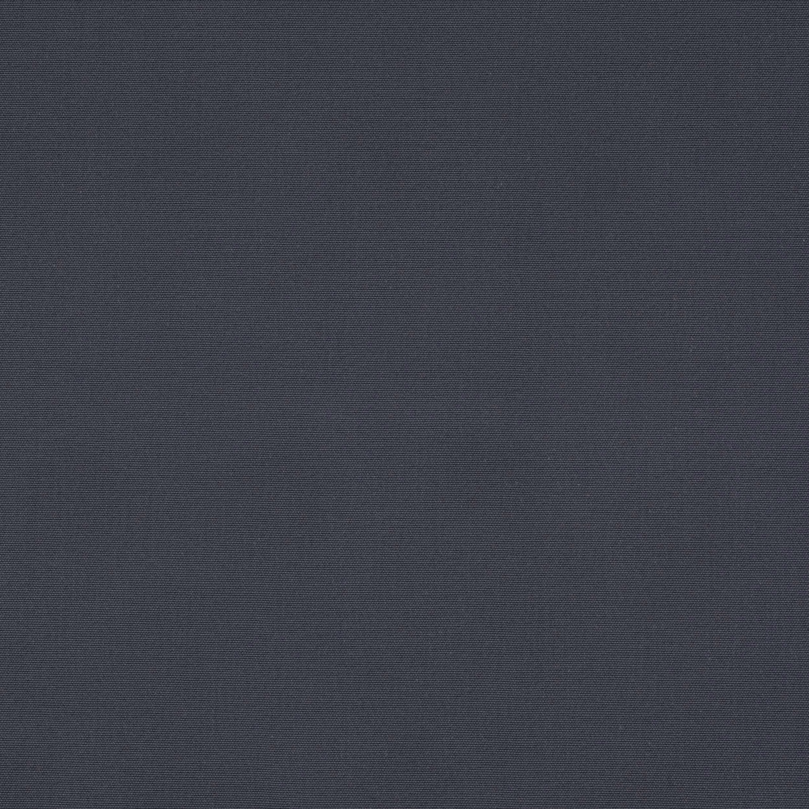 Deep navy blue plain-woven cotton fabric swatch with a fine matte texture