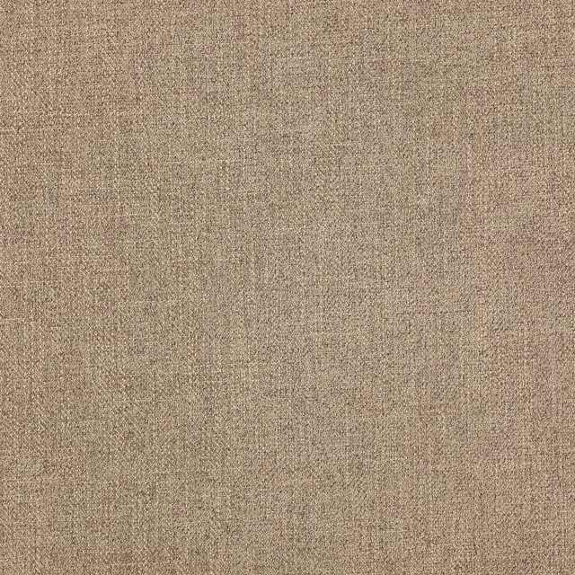 Warm beige-brown plain fabric with a fine textured weave